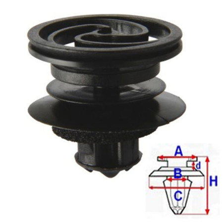Volkswagen, Seat, Skoda kárpit rögzítõ patent