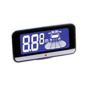 Steelmate PTS810V10 első-hátsó parkolóradar LCD kijelzővel, külső szerelésű szenzorokkal