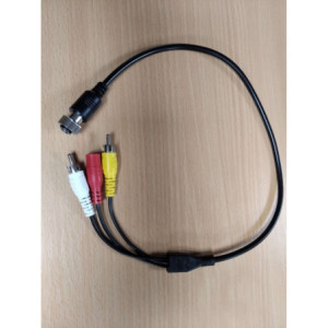 Átalakító kábel M12-RCA female-male