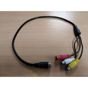 Átalakító kábel M12-RCA male-female