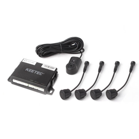 Keetec BS 420 parkolóradar hangjelzéssel, külső szerelésű szenzorokkal