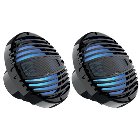 Hertz HMX 8 LD-TC Vízálló kétutas 20 cm-es koax hangszóró, fekete színben, LED világítással