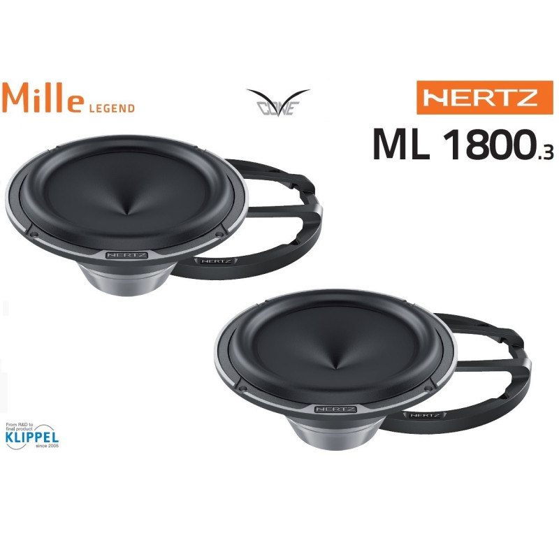 Hertz ML 1800.3 Mély-közép sugárzó, 400 W, 18 cm