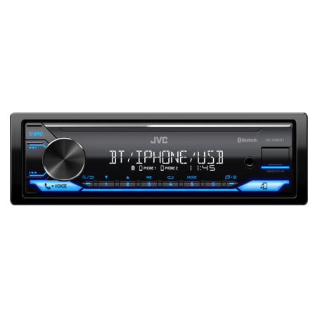 JVC KD-X382BT Autórádió Bluetooth-tal és sok extrával