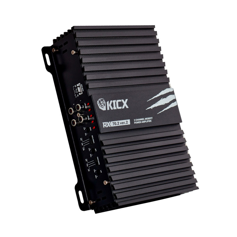 Kicx RX 70.2 ver.2 2 csatornás erősítő, 2X70W