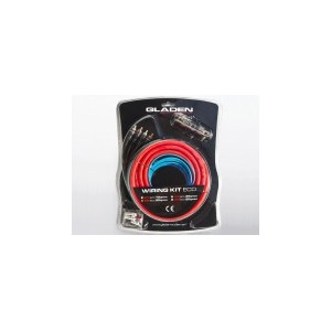 Autóhifi kábel készlet 20 mm2 erősítő bekötéshez Gladen Audio WK 20