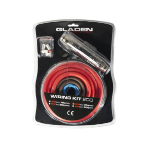 Autóhifi kábel készlet 35 mm² erősítő bekötéshez Gladen Audio WK 35