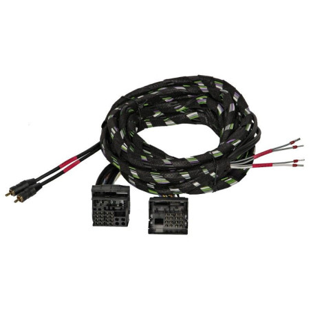 Gladen Quadlock PLUG & PLAY kábelköteg nagyjelszint bemenetű erősítőkhöz 2 csatornás 5 méter Z-PP-QL-2CH-5