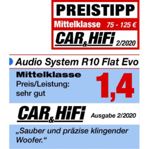 Audio System R 10 FLAT EVO2 300mm lapos mélynyomó