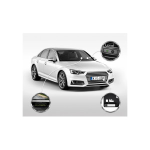 KIYO ULTIMATE AP 2 GPS: Lézerblokkoló 2 db rendszámtábla keretbe épített szenzorral lézeres védelem, GPS adatbázissal