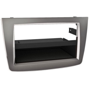 Alfa Romeo Mito 1, 2 DIN autórádió beszerelõ keret, ezüst (281001-88)