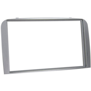 Alfa Romeo 147, GT 2 DIN autórádió beszerelõ keret, ezüst (RAM-40.185.4)